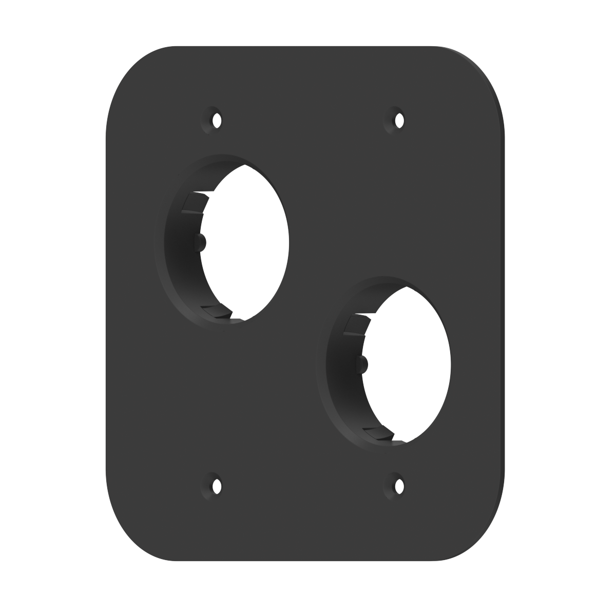 Multi-Material Double Plates — Ø46mm