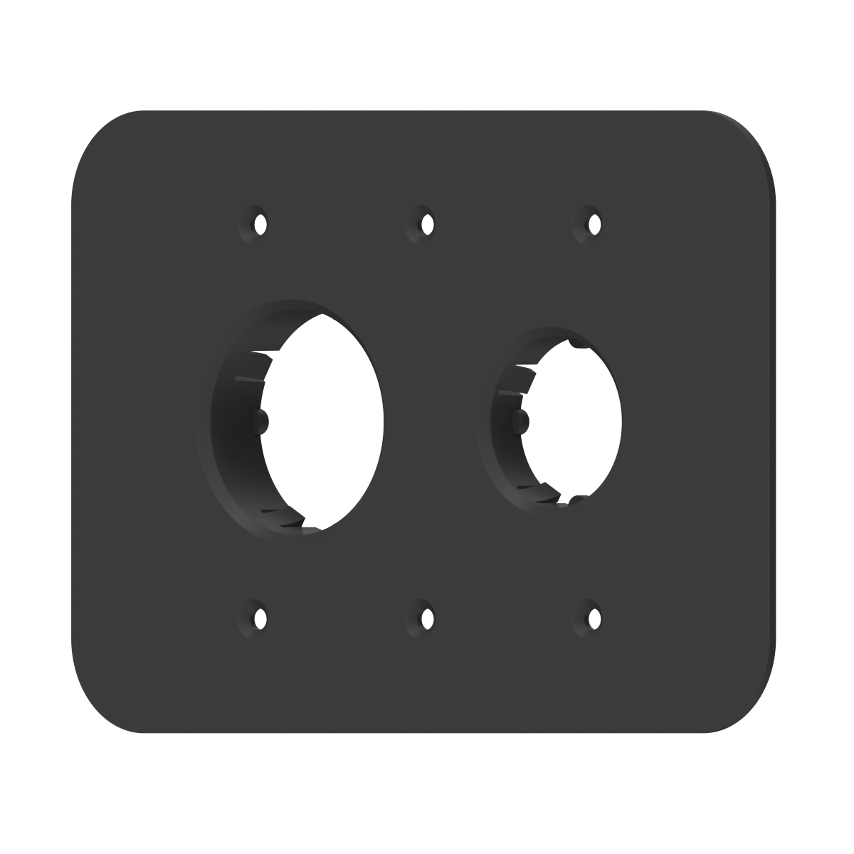 Multi-Material Double Plates — Ø35/46mm