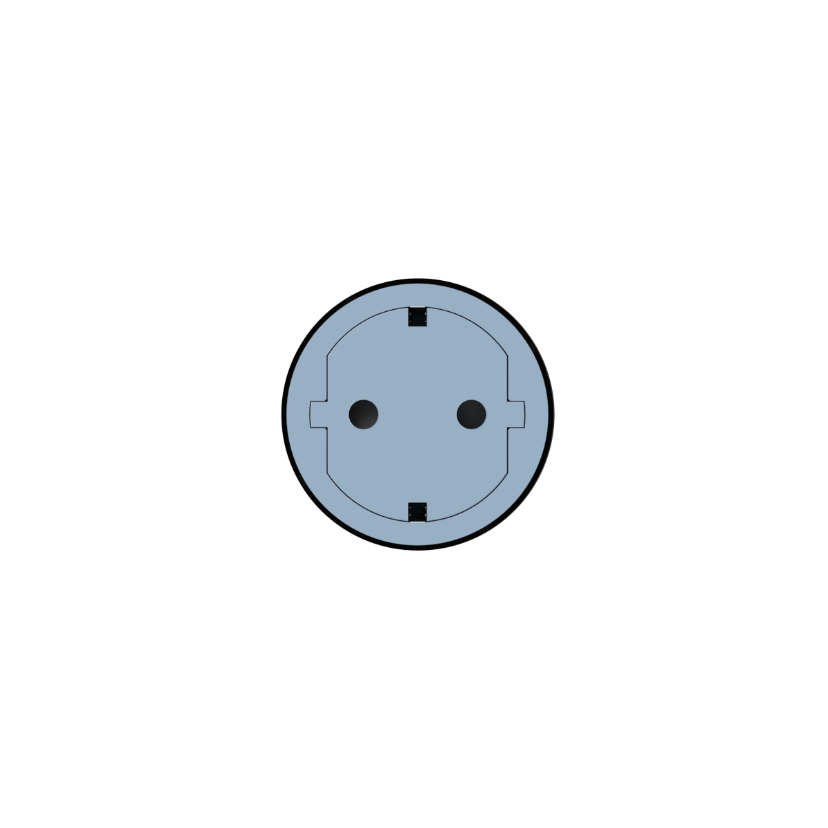 Module F Plug/outlet Multi-Material Single Type-F Outlet – Ø46mm | 22 System