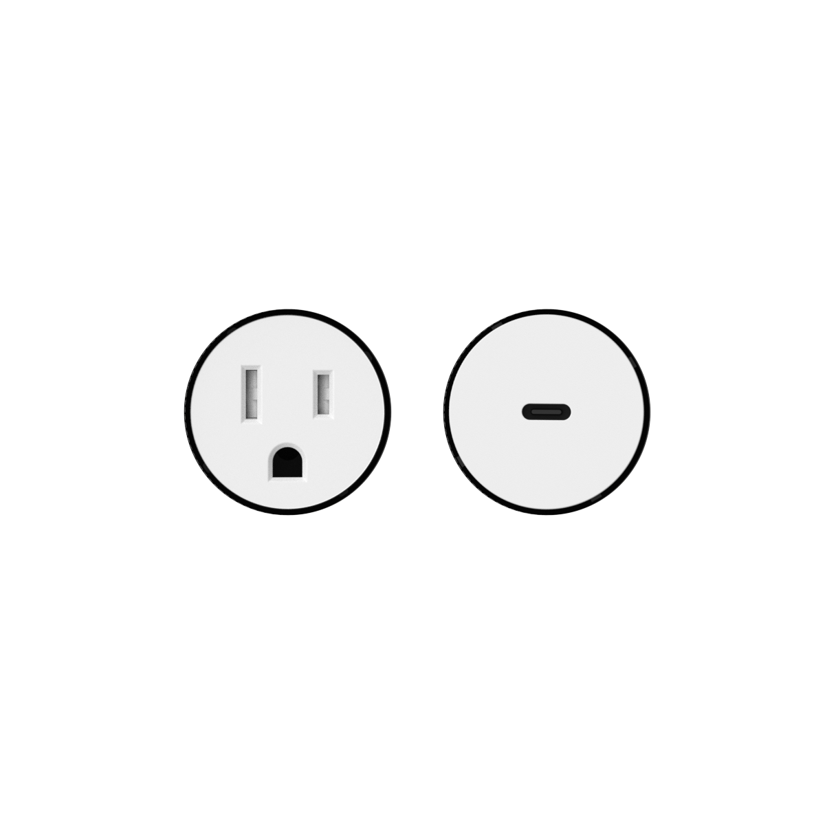 Drywall Outlet-USB-C Kit — Ø35mm