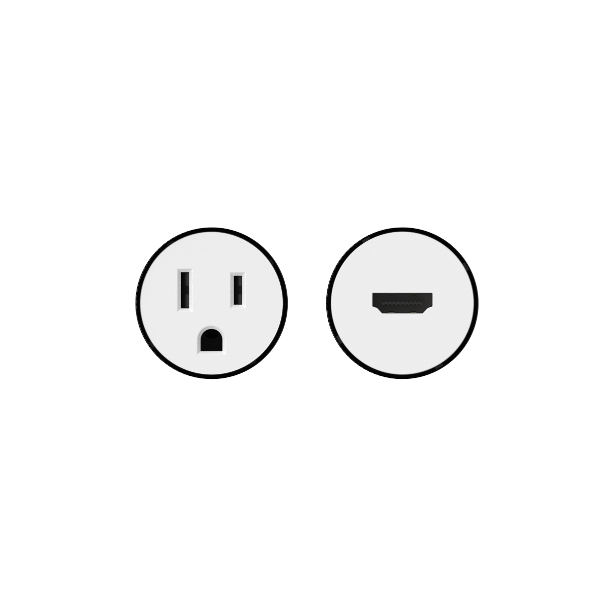 Drywall Outlet-HDMI Kit — Ø35mm