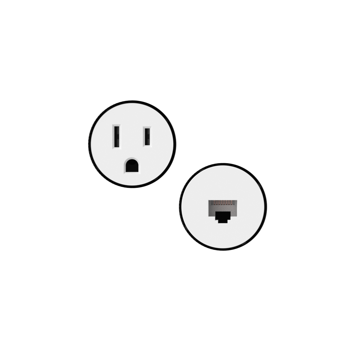 Drywall Outlet-Data Kit — Ø35mm