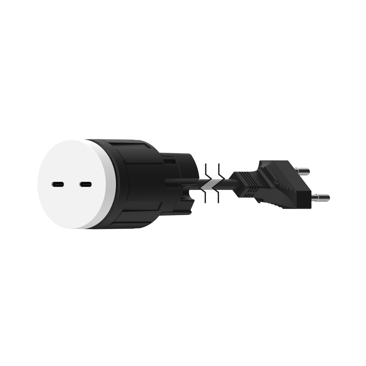 Adjustable Corded Twin USB-C – Ø46mm