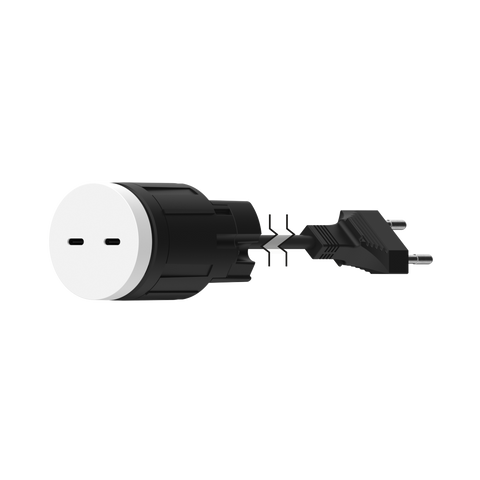 Adjustable Corded Twin USB-C – Ø46mm