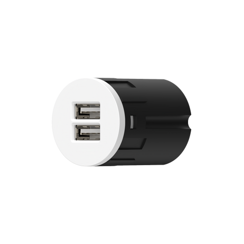 Multi-Material Double USB-A — Ø35mm