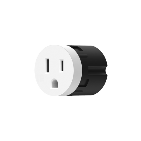 Multi-Material Double Outlet/USB-A — Ø35mm