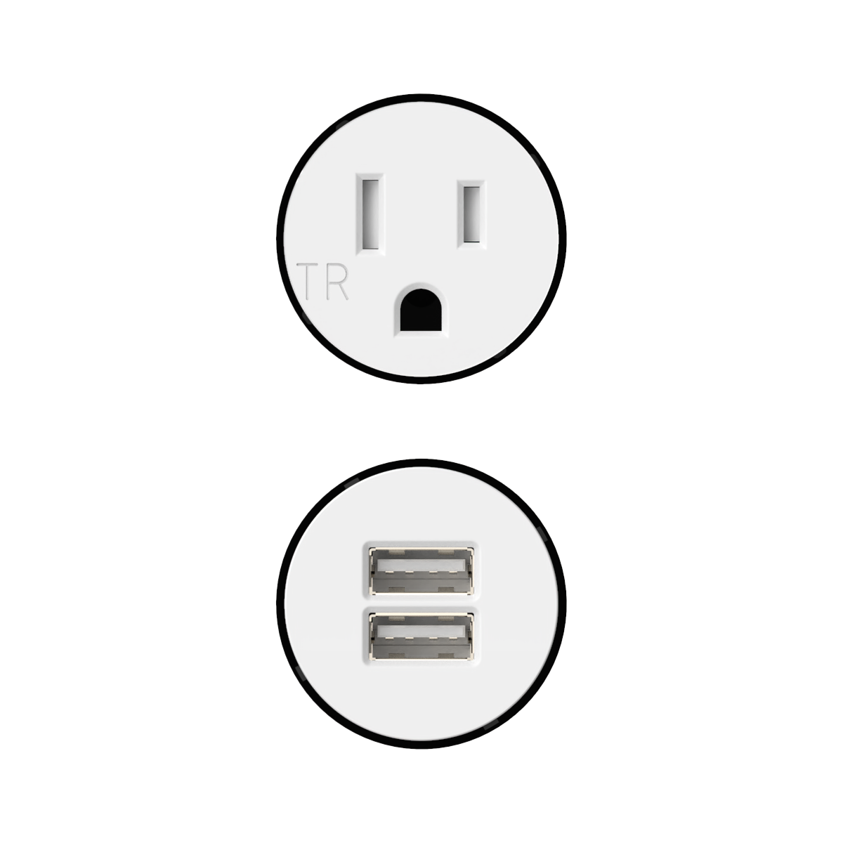 Double Outlet-USB-A Kit