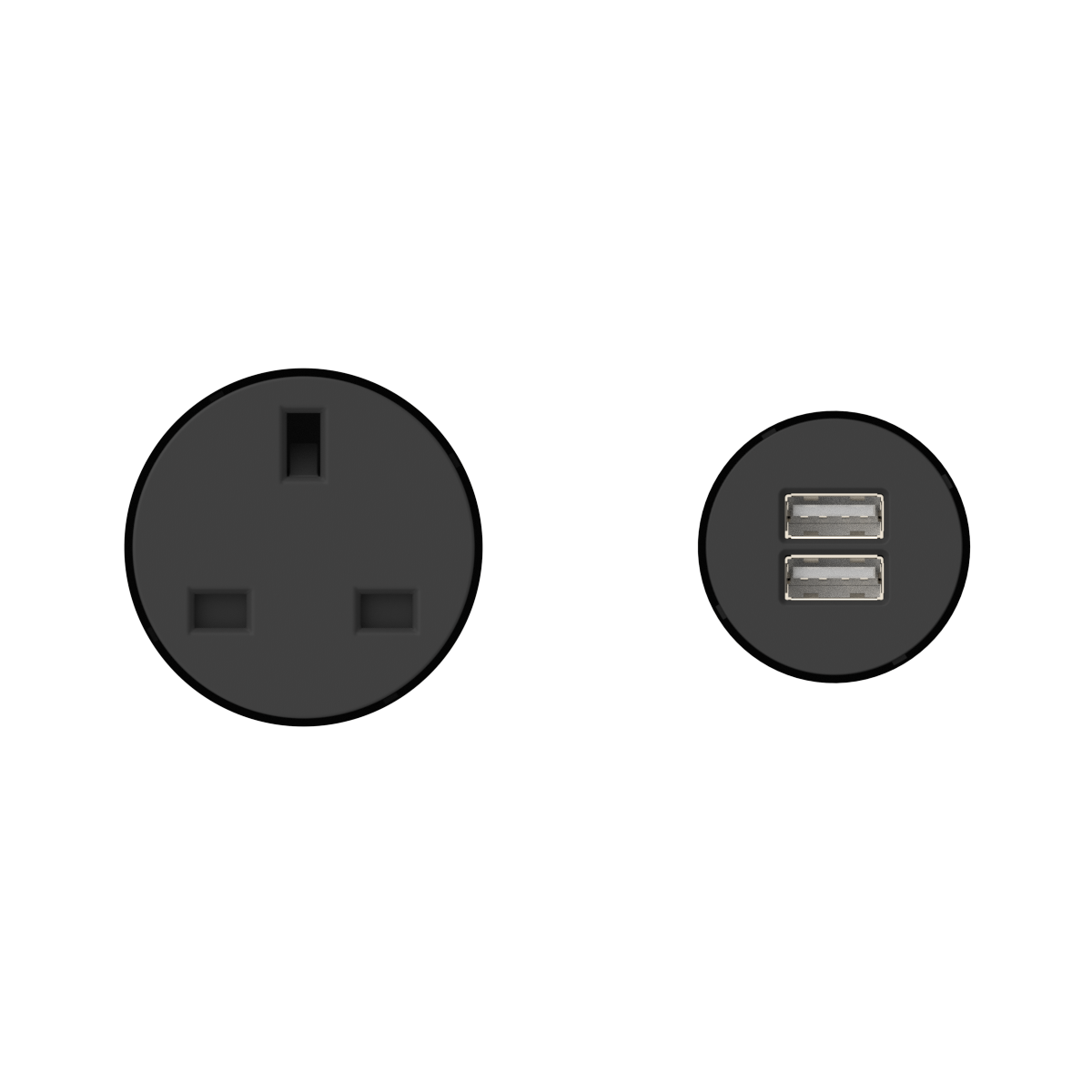 Kit Double — Prise type G - USB-A